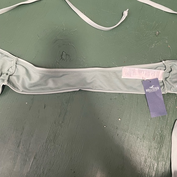 Green Wrap Swim Top - Picture 2 of 4